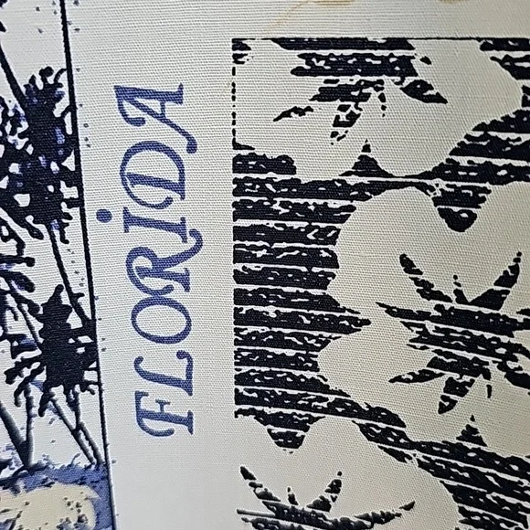 CROSSINGS, men's XL casual button-down shirt. Tropical print. EXCELLENT. - Picture 6 of 10